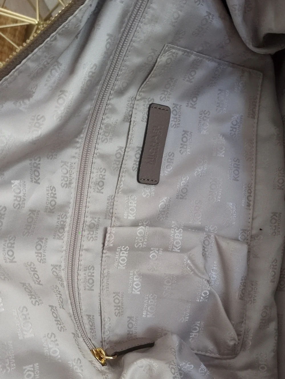 Michael Kors stylish taupe